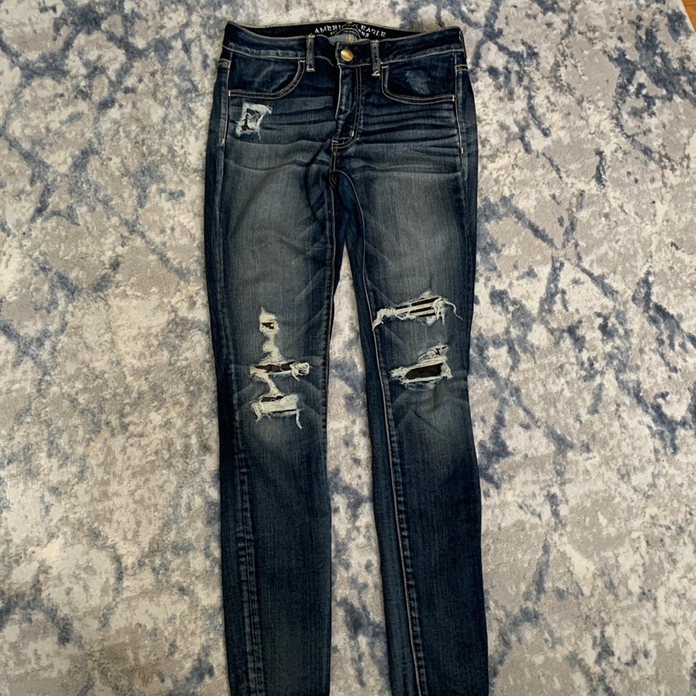 AMERICAN EAGLE SUPER STRETCH JEANS